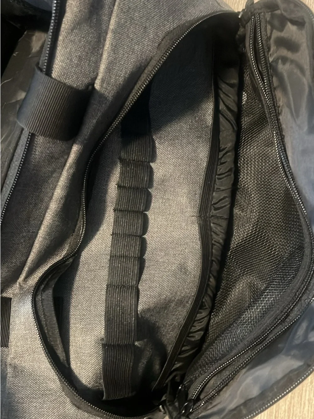 Men's Gray Travel & Laptop Shoulder Bag